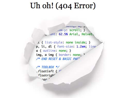 Page Not Found / 404 Error